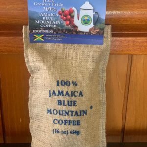 Jamaica Blue Mountain Roasted Coffee Beans 1lb Bag