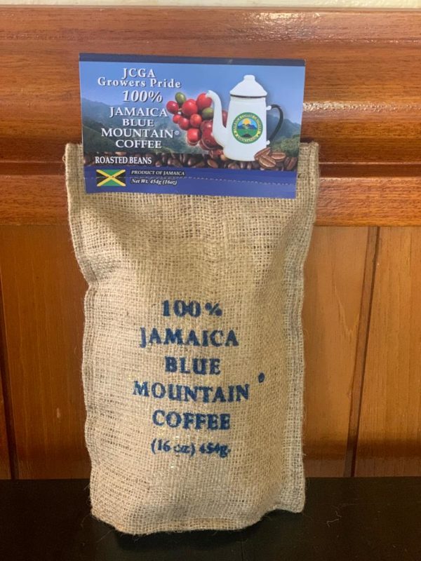 Jamaica Blue Mountain Roasted Coffee Beans 1lb Bag