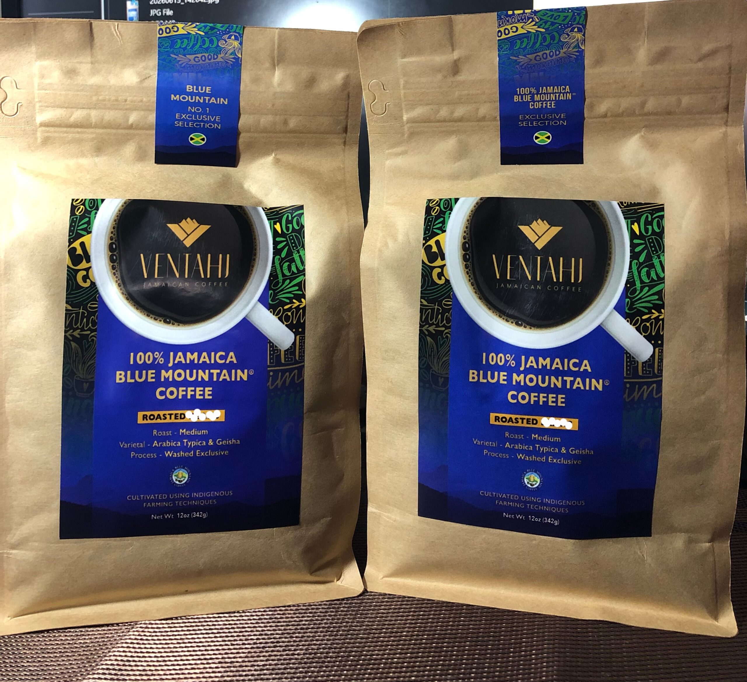Jamaican Blue Mountain Coffee Roasted and Ground
